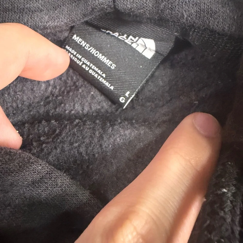 The North Face Mens Black Never Stop Exploring Box Logo Pullover Hoodie Large